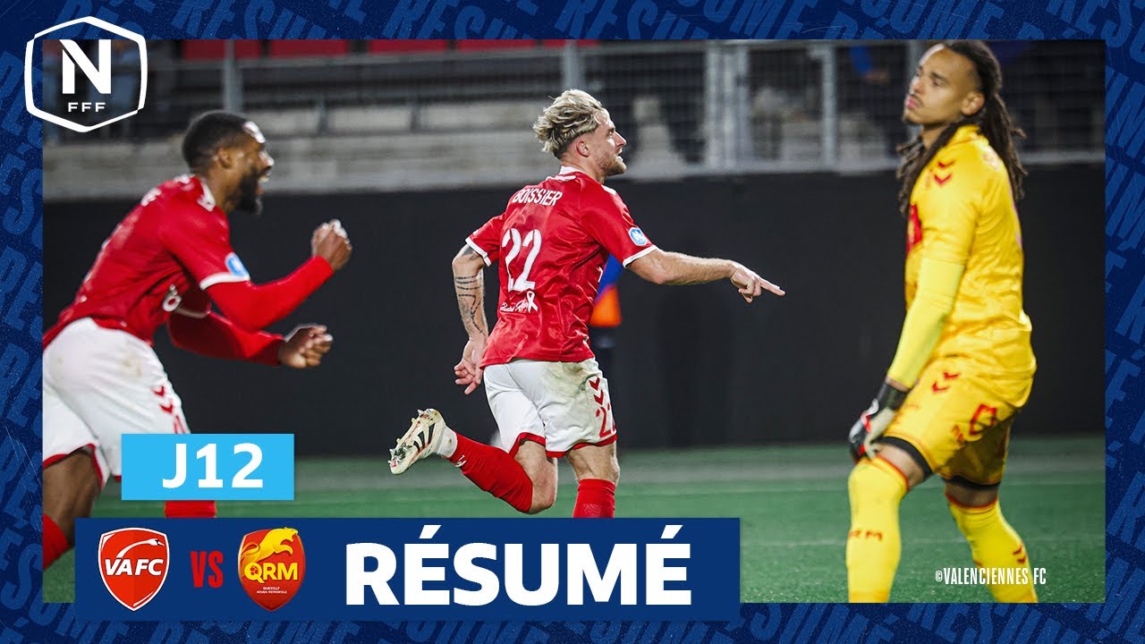 J12 I Valenciennes FC &ndash; Quevilly Rouen m&eacute;tropole (2-0) I National FFF 2025-2026