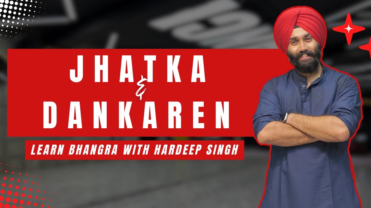 LEARN BHANGRA | Easy Tutorial on Dhol | JHATKA and DANKRE | Bhangra with Hardeep Singh
