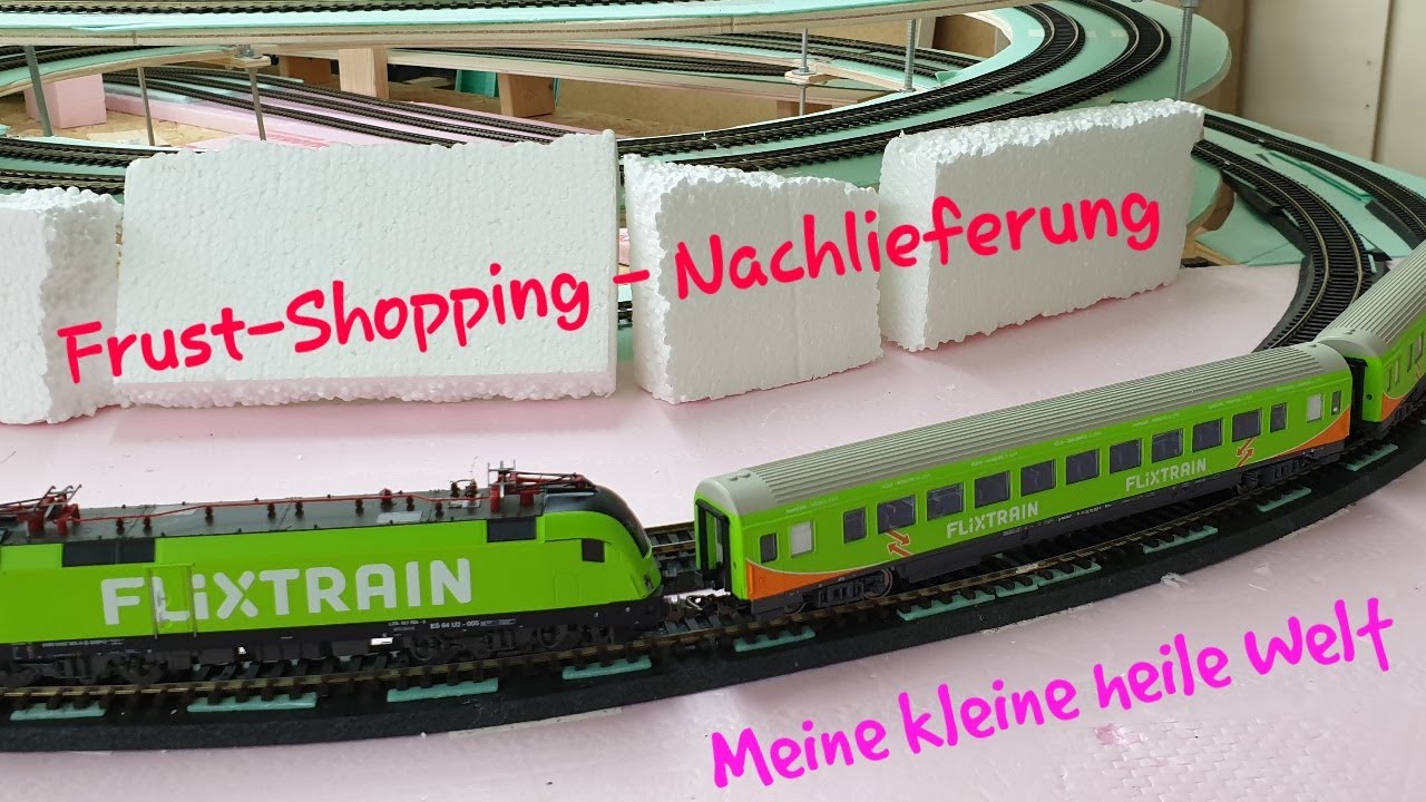 Modelleisenbahn H0 ..  Piko Flixtrain Unboxing .. Nachlieferung
