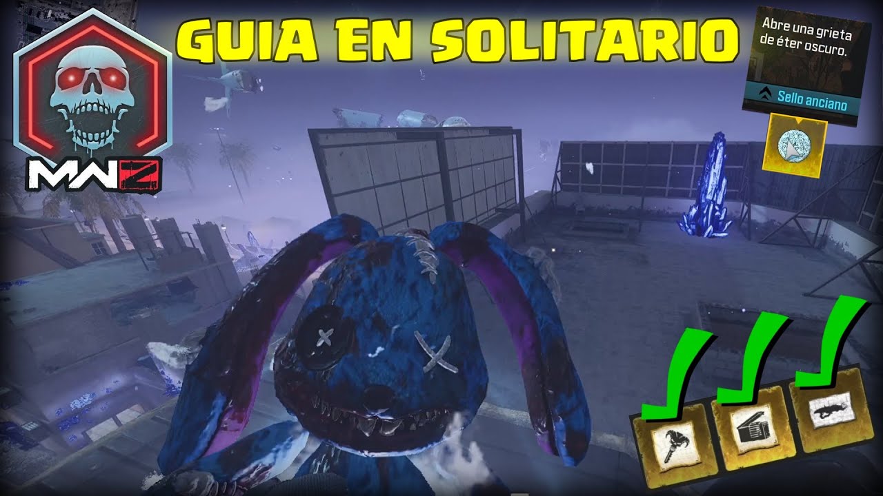 GUIA EN SOLITARIO ➡️ COMPLETAR EL ETER OSCURO (SELLO ANCIANO) SAID CITY🔥MODERN WARFARE ZOMBIES | MWZ