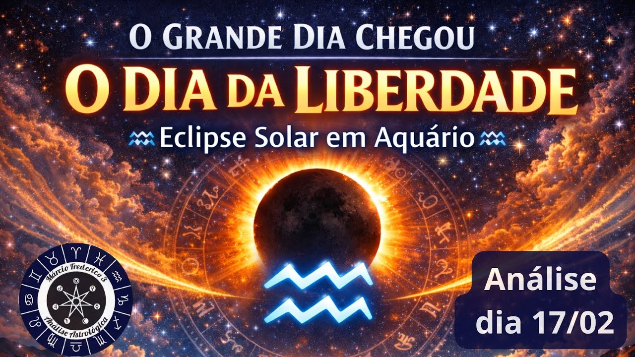 Agora só depende de você... Análise Astrológica do dia 17/02