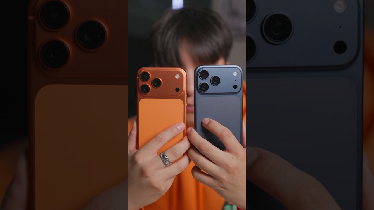 iPhone 17 Pro Max Orange & Blue Unboxing