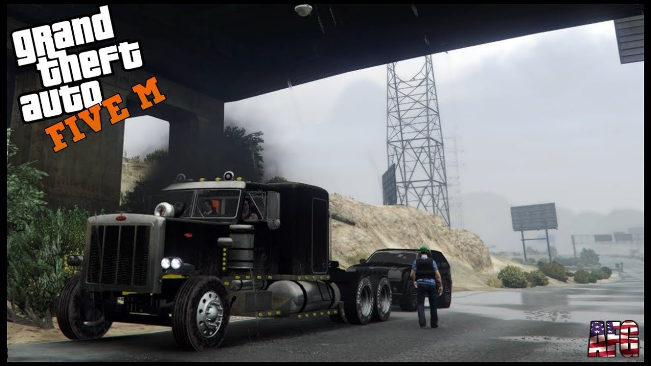 GTA 5 ROLEPLAY - MASSIVE TURBO SEMI RACE ENDS IN ARREST FOR JOY RIDING - EP. 764 - AFG - CIV
