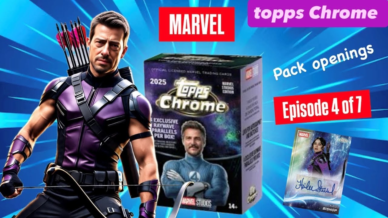 TOPPS Chrome MARVEL | 2025 | Retail Blaster | Pack opening | Episode 4 #newepisode