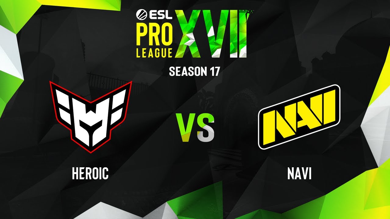 Heroic vs NaVi | Карта 1 Anubis | ESL Pro League Season 17
