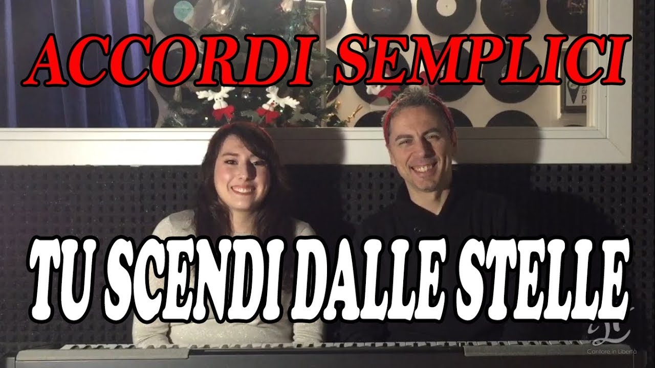 #32 Tu scendi dalle stelle (Canto natalizio) - Tutorial Pianoforte - Accordi facili