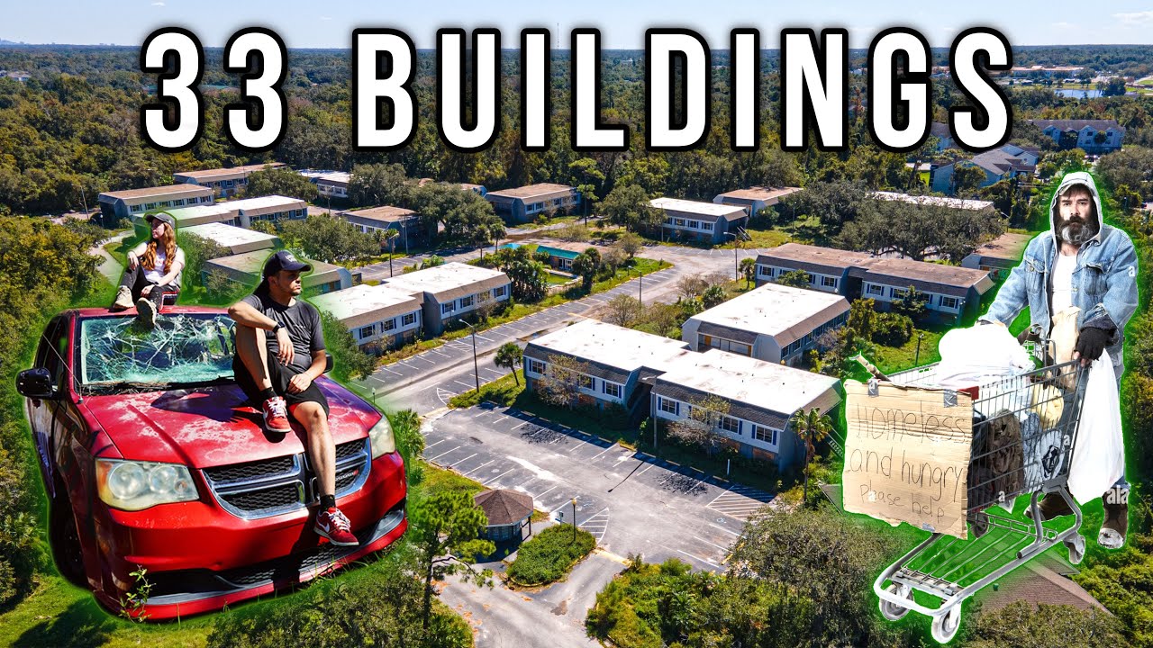 Exploring an ABANDONED Neighborhood in Orlando FL - WE WERE NOT ALONE! Caused by Hurricane Ian
