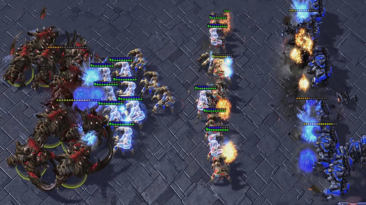 ORIGINAL SPLASH DAMAGE ULTRALISK vs ORIGINAL THOR vs ORIGINAL IMMORTAL! [STARCRAFT 2]