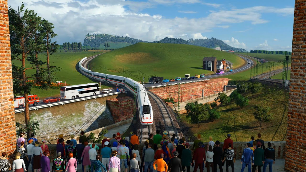 Transport Fever 2: Der Bahnübergang Teil 1305