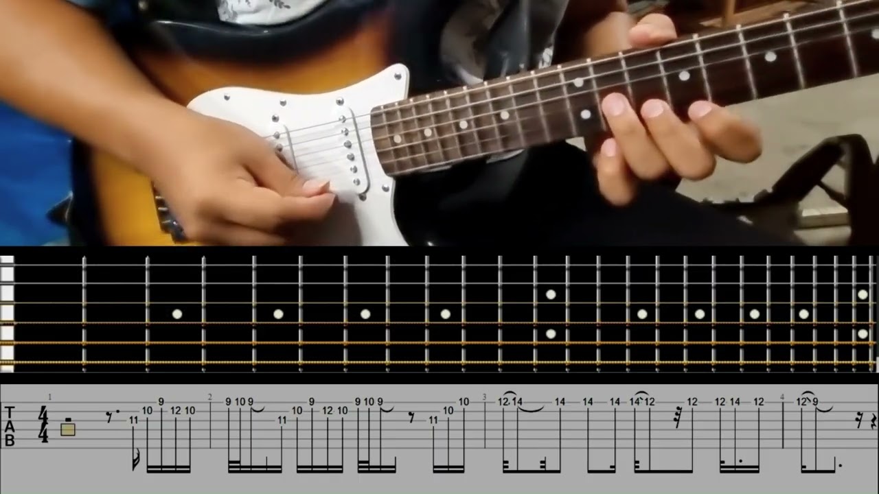 BOTELLITA DE RON Grupo Nectar TABS tutorial del intro Guitarra Eléctrica
