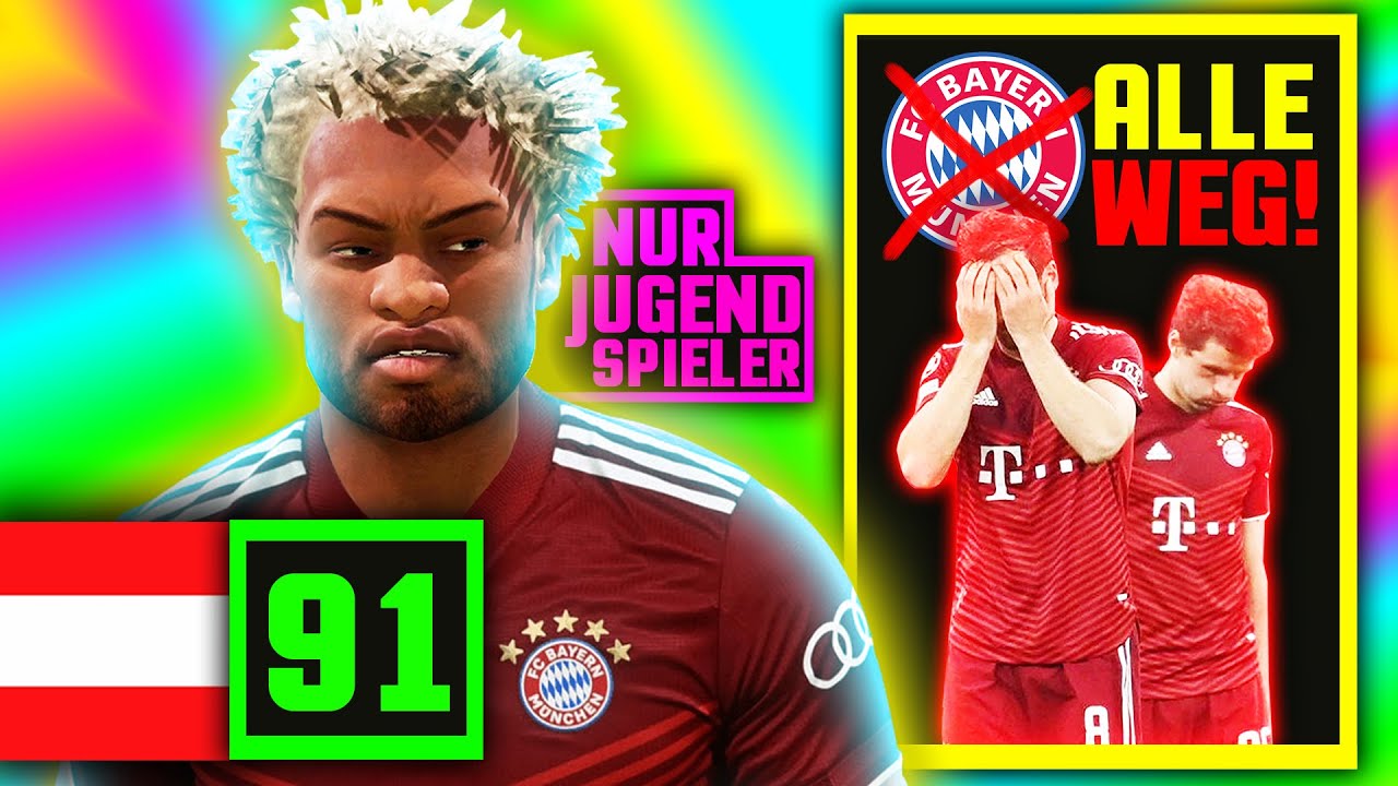 BAYERN SPIELER LÖSCHEN und MIT JUGENDSPIELERN NEU AUFBAUEN!! 💎🚀 FIFA 22 Karriere Challenge