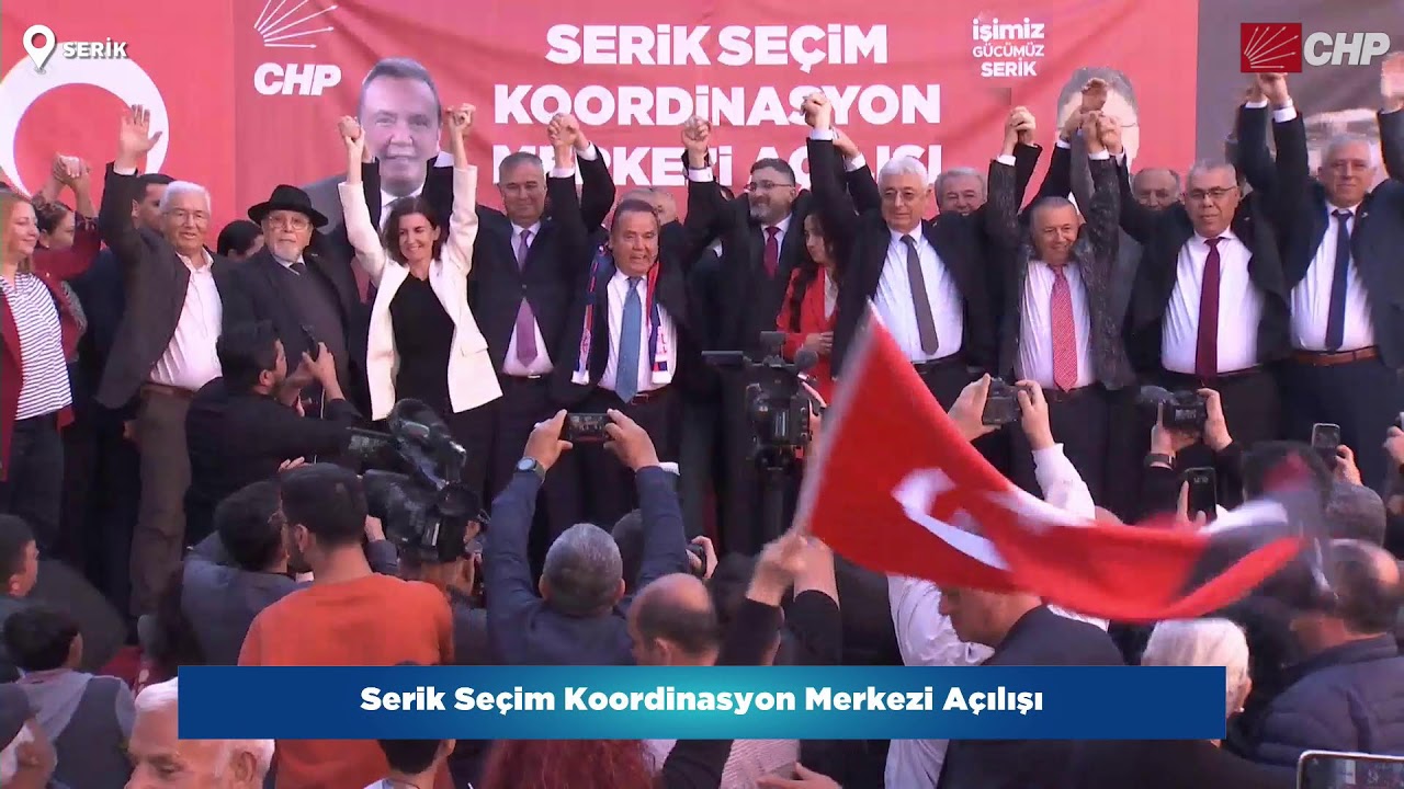 Serik Seçim Koordinasyon Merkezi Açılışı