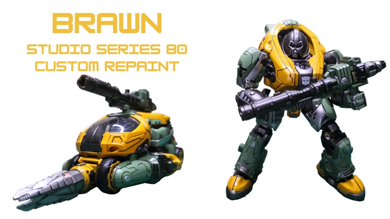 Brawn - Custom Repaint - Transformers Movie Studio Series 80 - 大汉 - 变形金刚电影系列SS-80 - 重涂