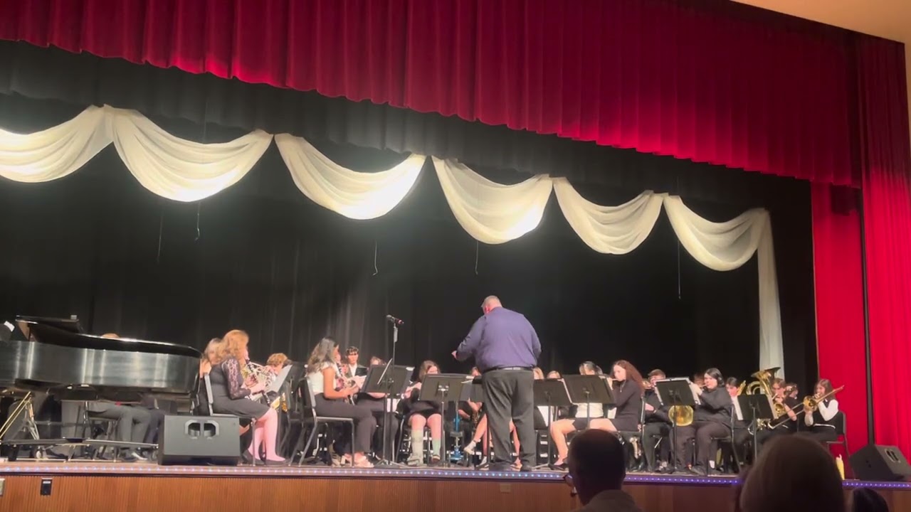 IHS Spring Concert, May 27, 2025; Wind Ensemble, &ldquo;Red Rock Mountain&rdquo;