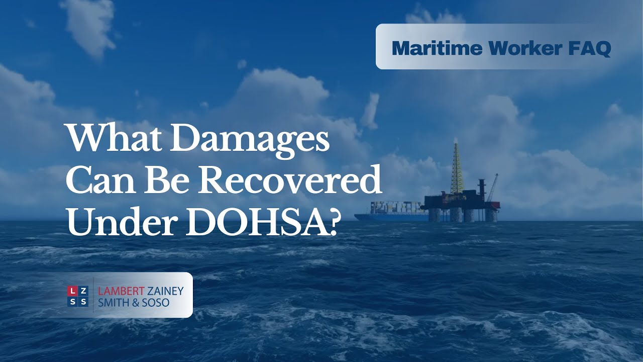 What Damages Can Be Recovered Under DOHSA?