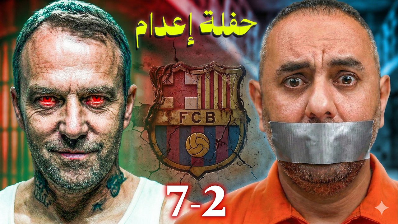 برشلونة نيوكاسل 7-2 : نداء عاجل لإيقاف مجرم الحرب هانز فليك