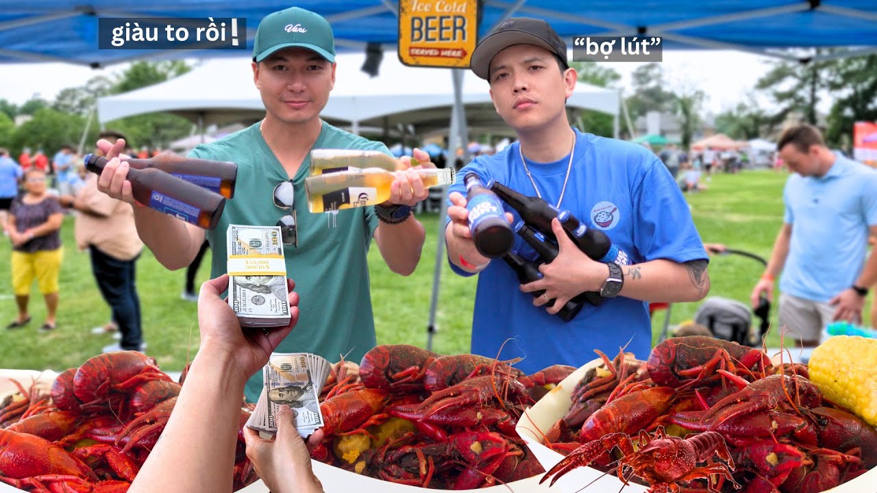 B&aacute;n Beer ở Đại Hội Vua Crawfish 2024 | Crawfish Cook Off 2024