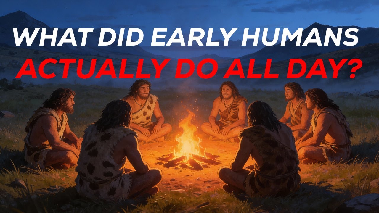 WHAT DID EARLY HUMANS ACTUALLY DO ALL DAY? | HISTORY FOR SLEEP