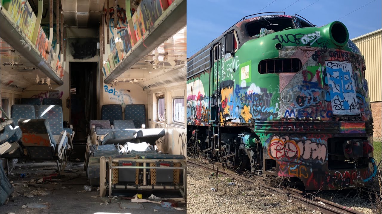 Abandoned Passenger Train Exploration - Bensenville, IL
