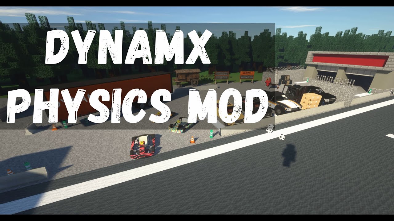 DynamX Physics Mod на реалистичную физику машин в Майнкрафт!