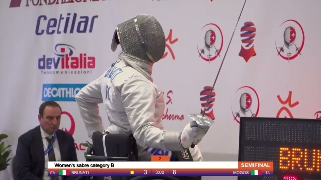 Pisa 2026 World Cup FINAL - W/S/B - BRUNATI Sofia | MOGOS Ionela Andreea - Wheelchair Fencing