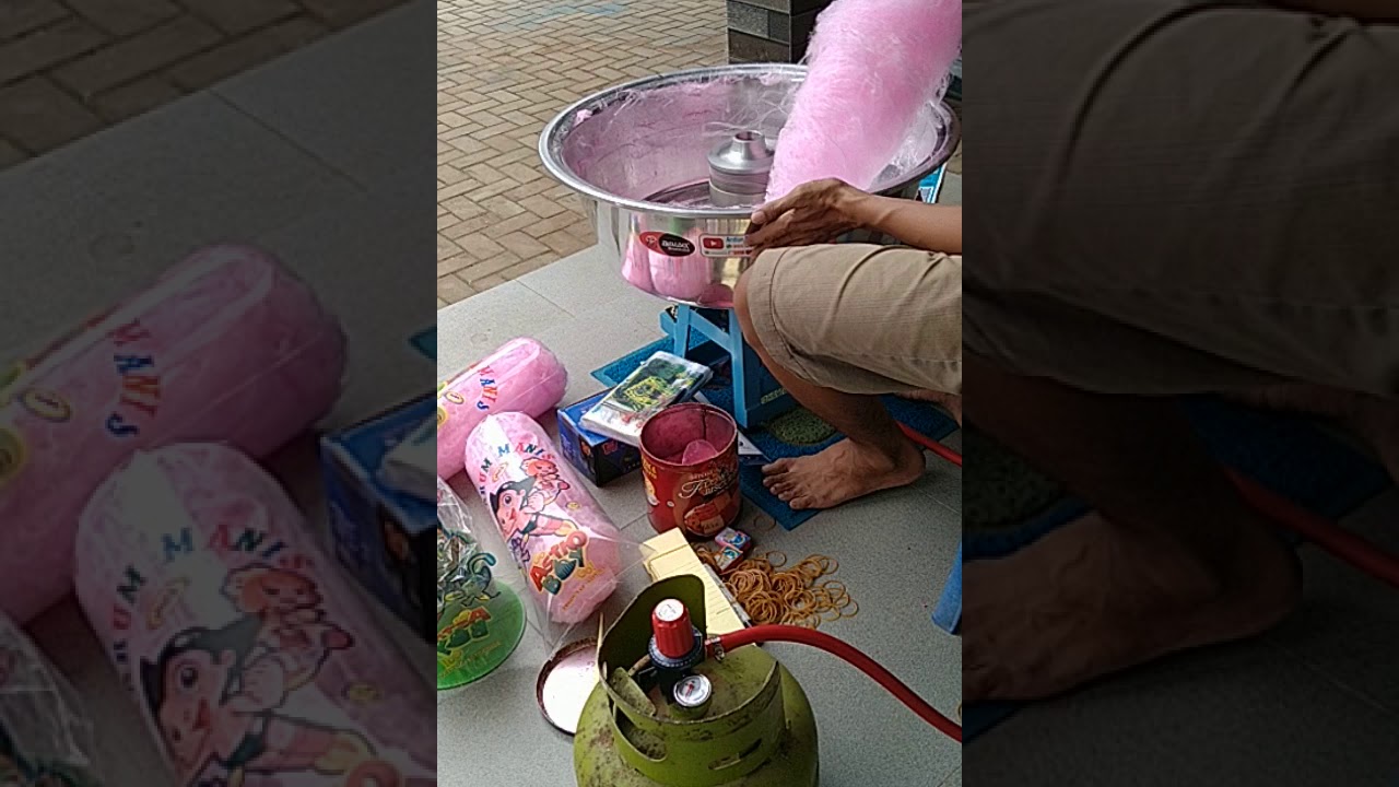 Cara membuat Kembang Gula / HARUM MANIS / Arumanis dengan menggunakan mesin Dari ardian Olshop Demak