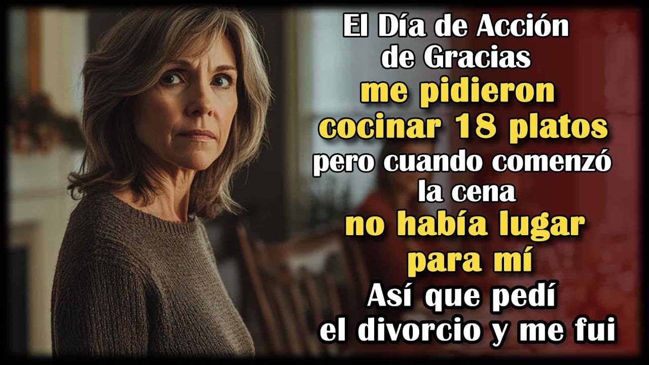 Me pidieron cocinar para todos y no me dejaron sentar—no esperaban mi siguiente paso