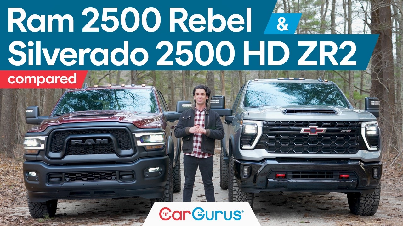 2024 Chevy Silverado 2500 HD ZR2 против 2024 Ram 2500 Rebel: HD внедорожники!