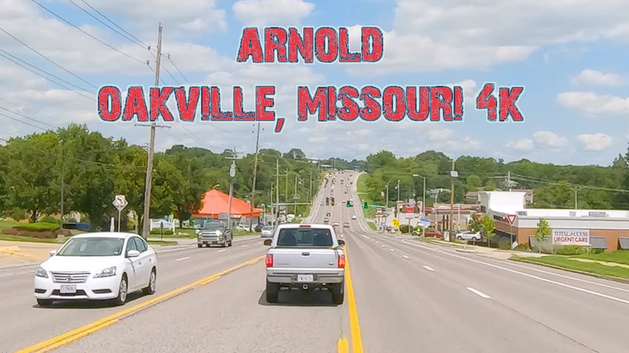 Classic Middle Class Suburbia: Arnold and Oakville, Missouri 4K.