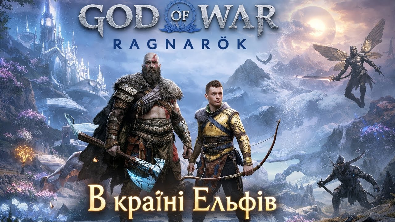 В країні Ельфів🫵 God of War: Ragnarok😀😀😀