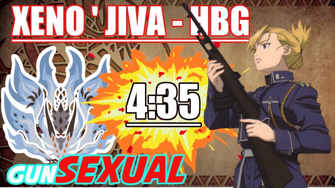 Monster Hunter World Xeno ' Jiva | HBG Clear. Solo. gunSEXUAL.