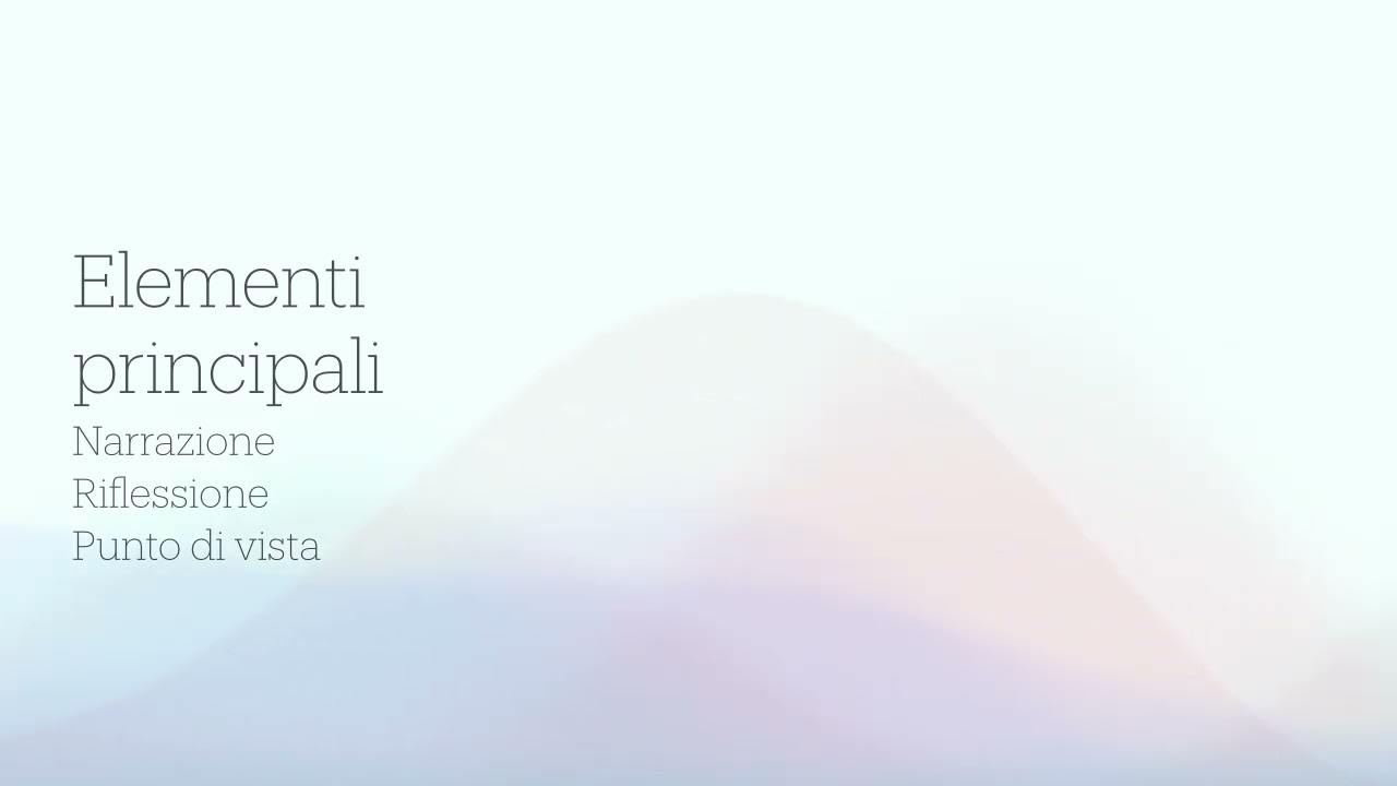 L’autobiografia