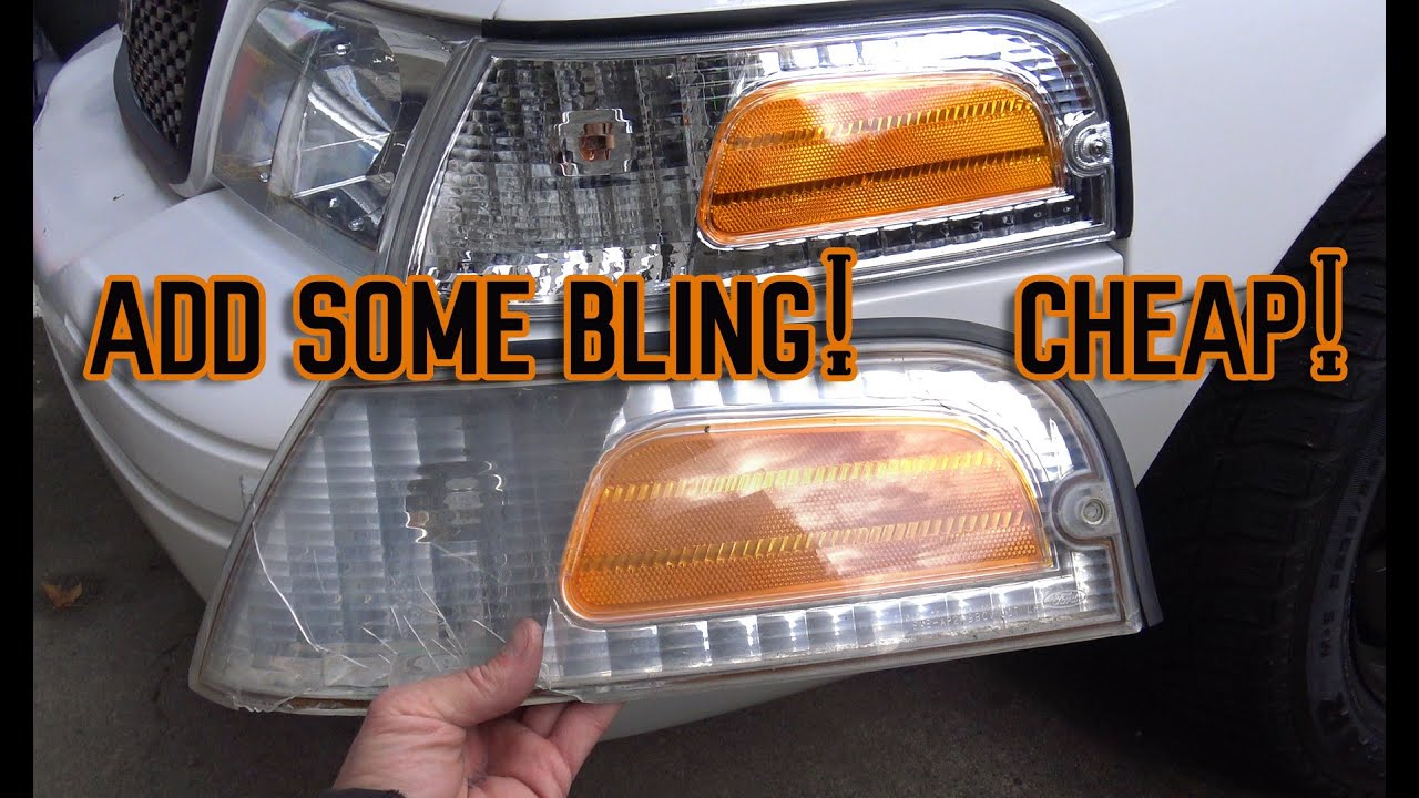 So much bling for the Crown Vic