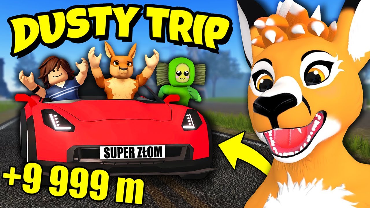 BARDZO DŁUGA PODRÓŻ Z GREGORYM I GRZESIEM, ALE TO ROBLOX! | DUSTY TRIP *NOWY UPDATE*