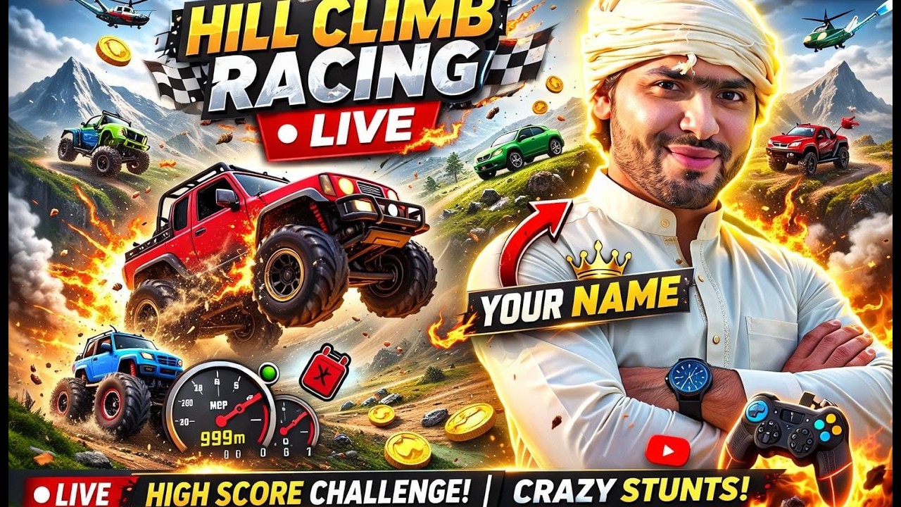 Hill Climb Racing Live Stream!”“From Zero to Hero: