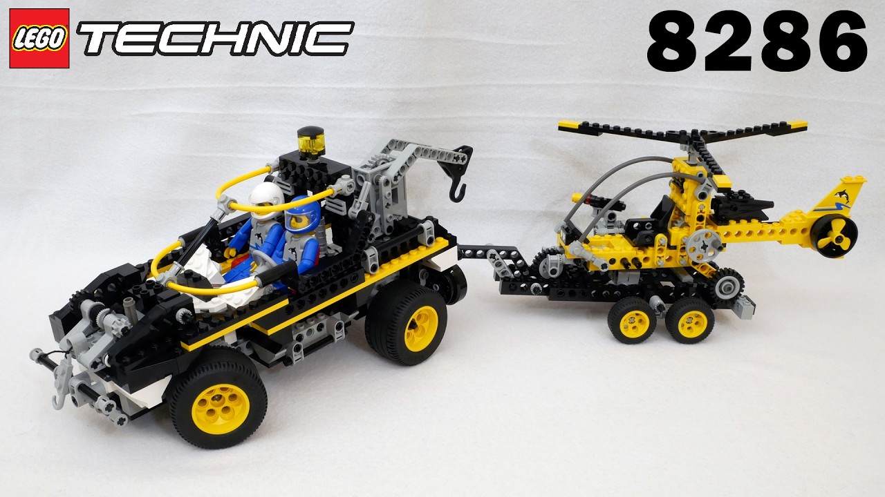 Мечта детства ЛЕГО Техник Спасательная Команда 8286 1996 года: Легенды LEGO Technic &ndash; Обзор 46