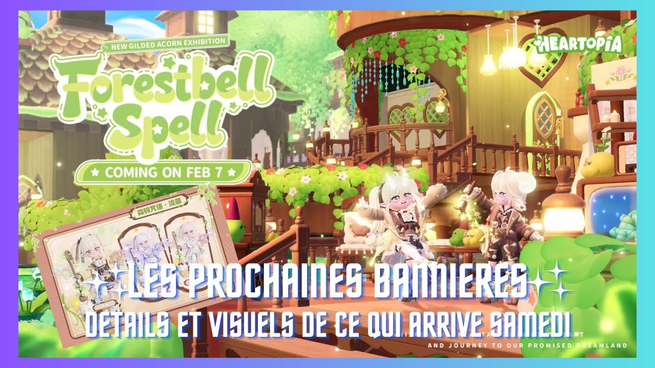 LES PROCHAINES BANNIÈRE FORESTBELL SPELL, DÉTAILS ET TOUT LES VISUELS DE CE QUI ARRIVE SAMEDI ✨🔔🍃