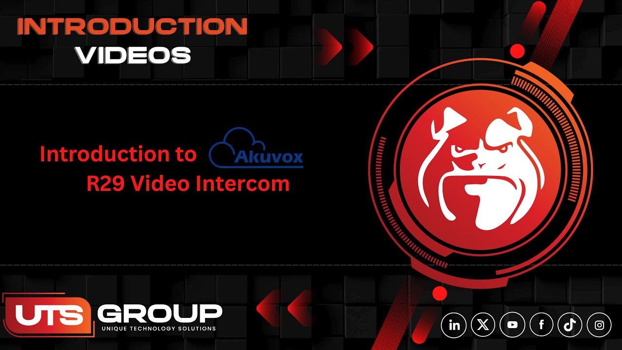 Introduction to Akuvox R29 Video Intercom | UTS Group