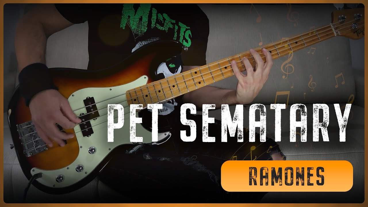 RAMONES - Pet Sematary (Bass Cover + Tabs)