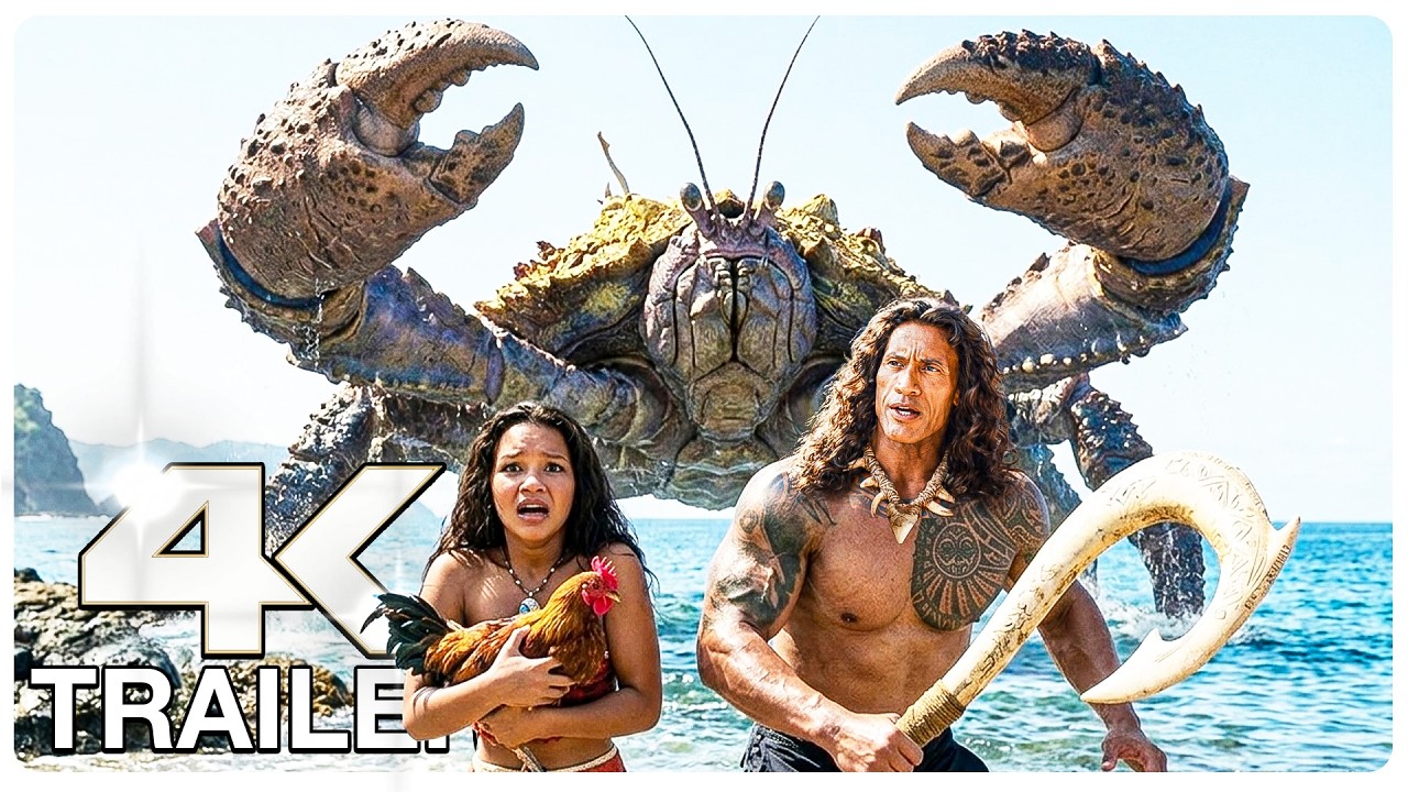 MOANA: 5 Minute Extended Trailer (4K ULTRA HD) NEW 2026