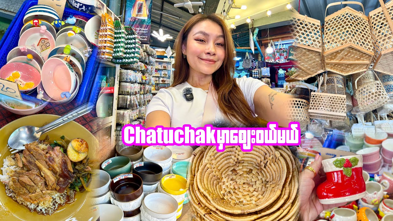 I Went Kitchenware Shopping in Chatuchak… SO MANY CUTE PLATES 😍 | Chatuchak Weekend Market