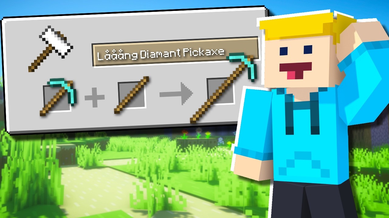 Kombinerar Items I Minecraft För Att Jag Kan