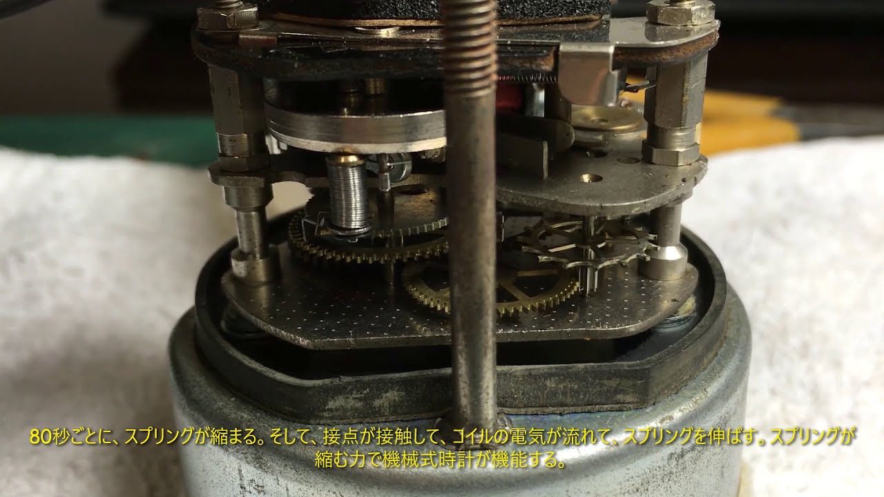 (W113-18)Vintage W113 Mercedes / Kienzle Clock /Maintenance by lubrication/W113車載時計の注油によるメンテナンス