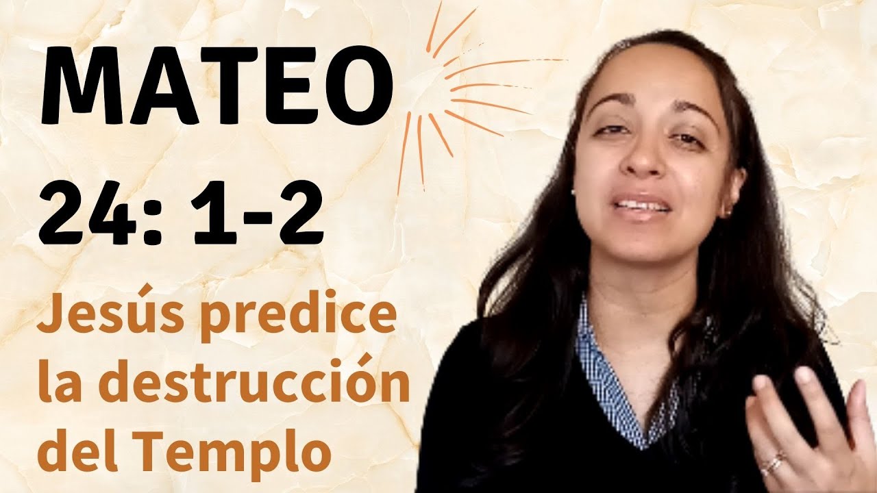 Mateo 24: 1-2 (Jesús predice la destrucción del Templo) - Kateryna Karreras