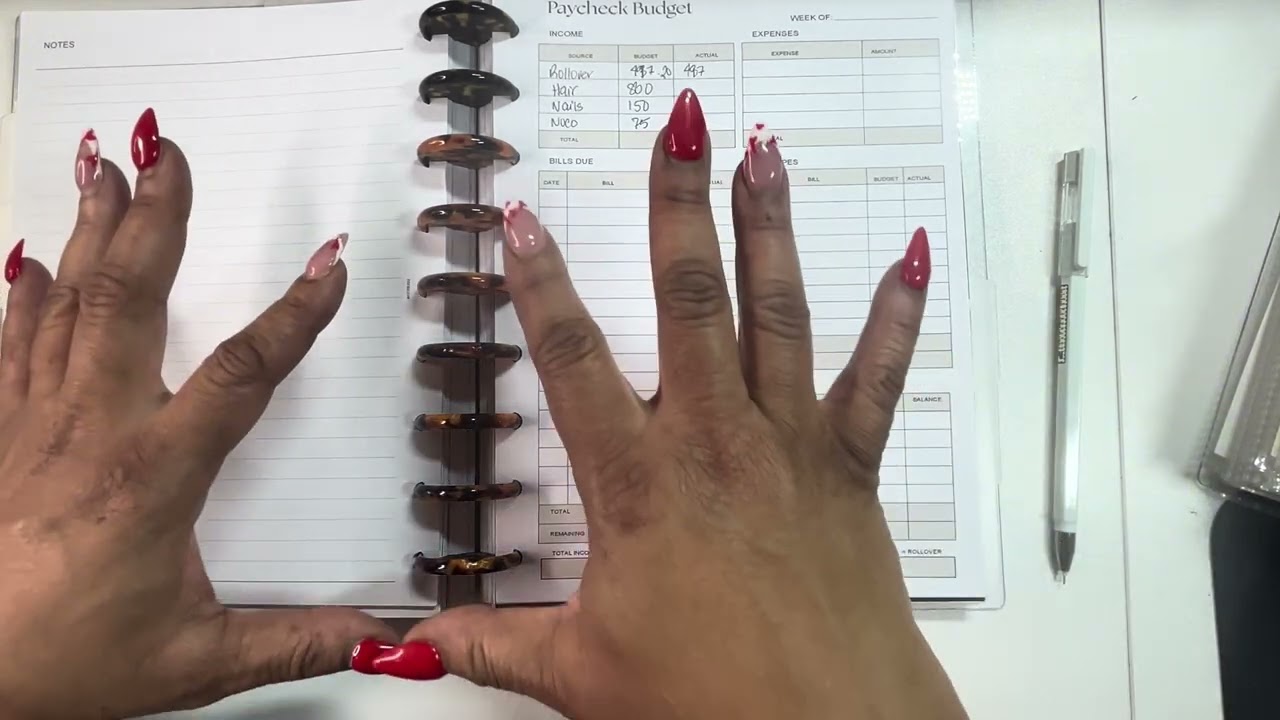 WEEKLY BUDGET | IRREGULAR INCOME | HAIRSTYLIST