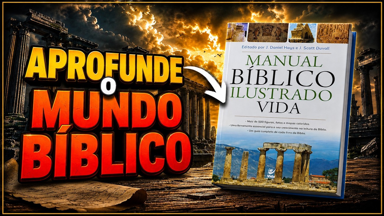 🔴Manual BÍBLICO ILUSTRADO Vida - Melhor Livro Cristão | Flávio Sacramento