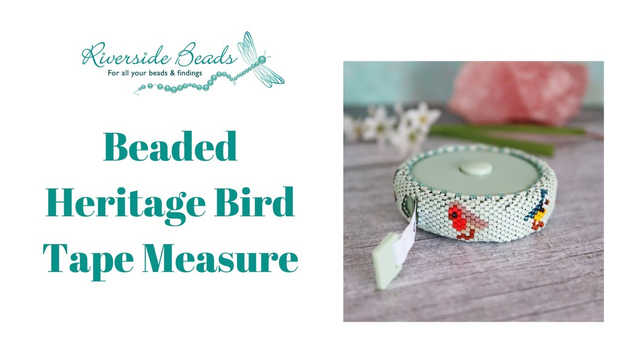 Beaded Heritage Bird Tape Measure