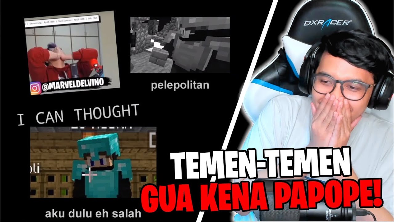TEMEN-TEMEN GUA @ElestialHD DAN @NevinGamingYT  KENA PAPOPE DAN MEMBER-MEMBER SANS SMP S4 !