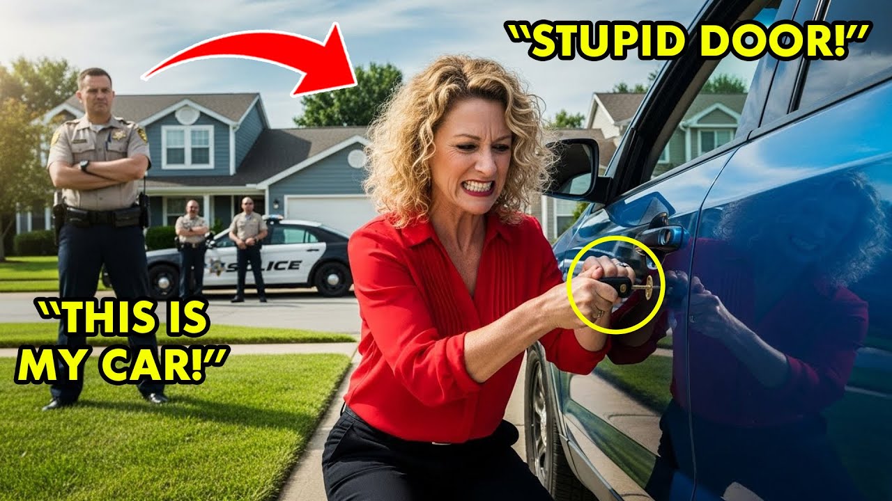 Карен из HOA позвонила в 911 после того, как её «мастер-ключ» не смог открыть мою машину — она не...