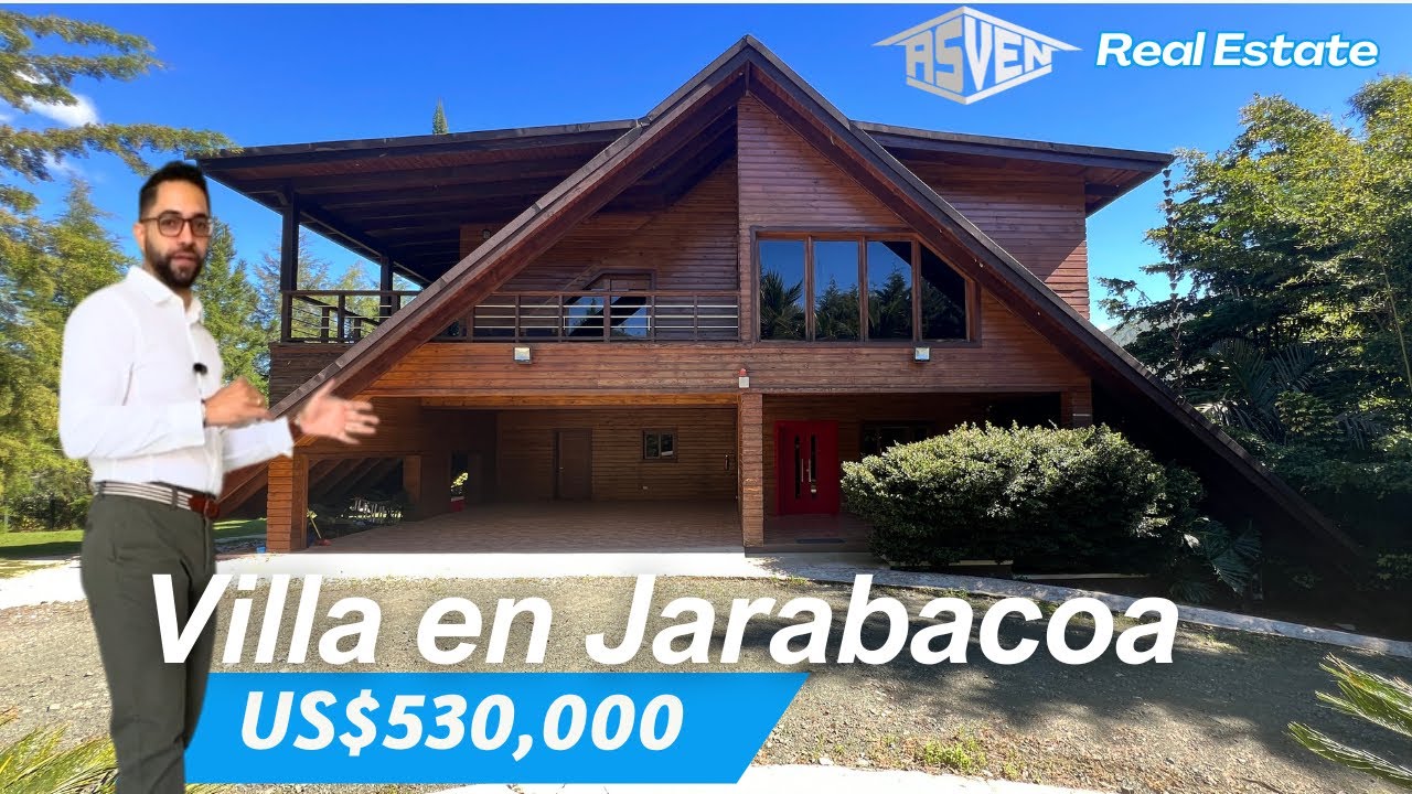 Descubre esta imponente y hermosa villa en Jarabacoa a casi 1,000 pies de altura.